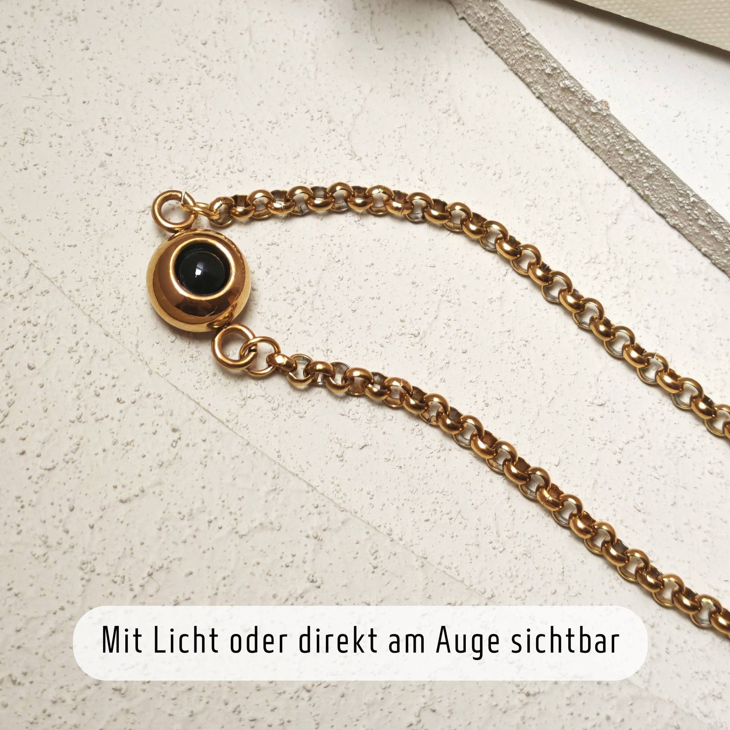 Personalisierte Armband mit Foto-Projektion