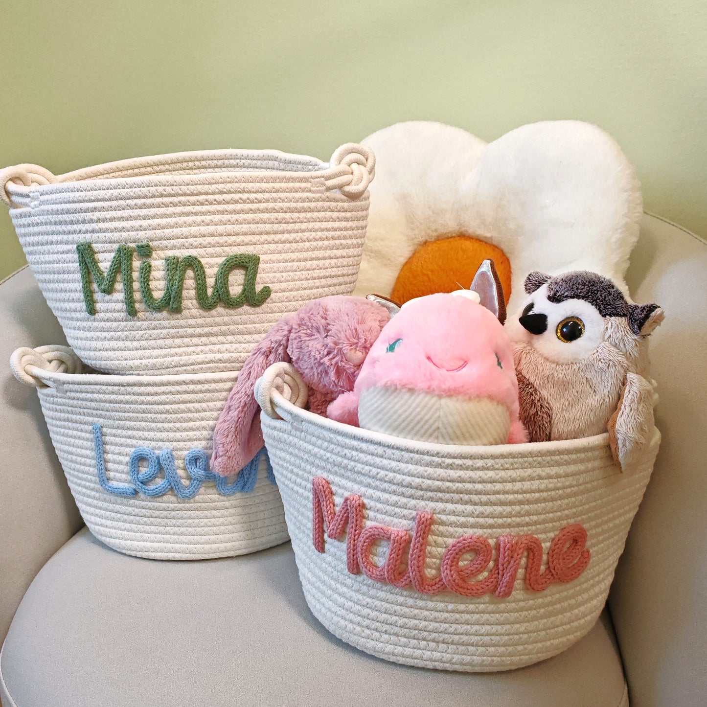 Personalisierter Aufbewahrungskorb für Babys und Kinder