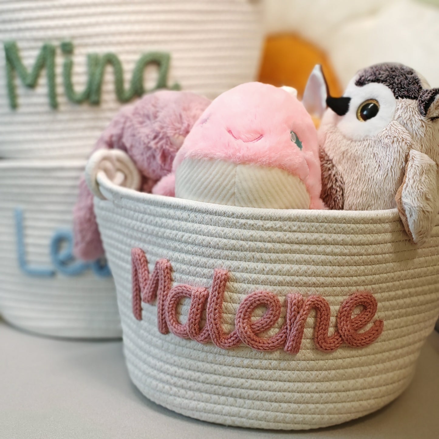 Personalisierter Aufbewahrungskorb für Babys und Kinder