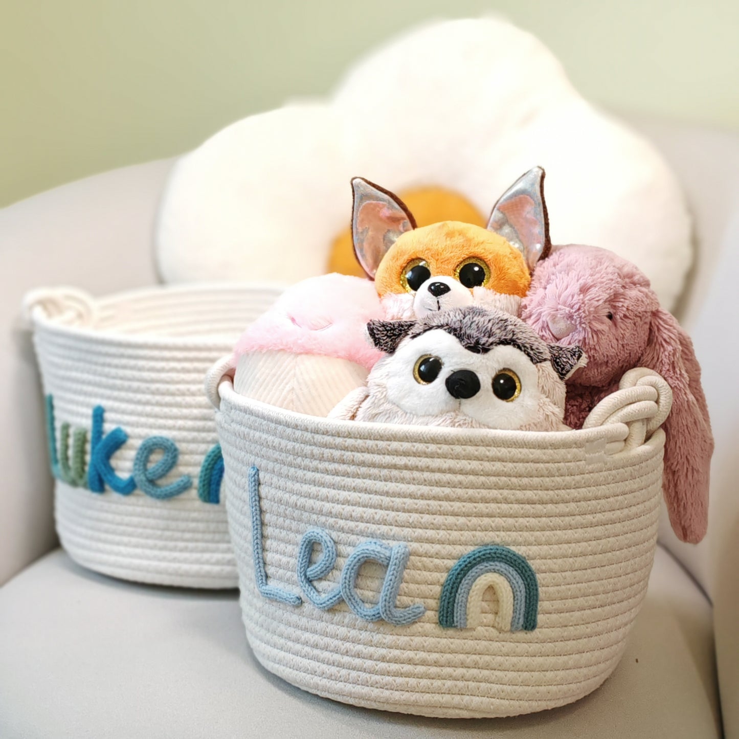 Personalisierter Aufbewahrungskorb für Babys und Kinder