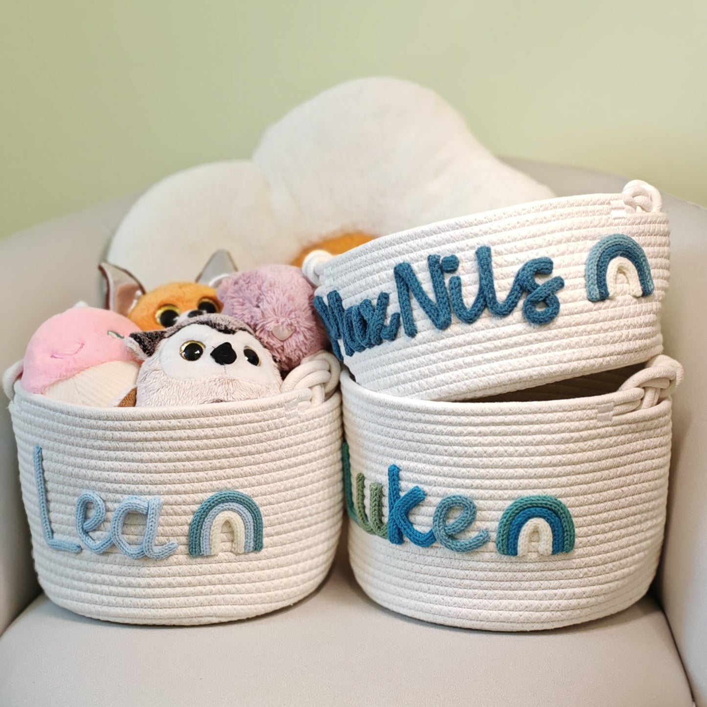 Personalisierter Aufbewahrungskorb für Babys und Kinder