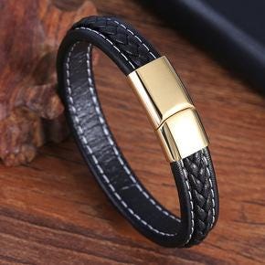 Personalisierbares Lederarmband – Geschenk für Paare & zum Vatertag